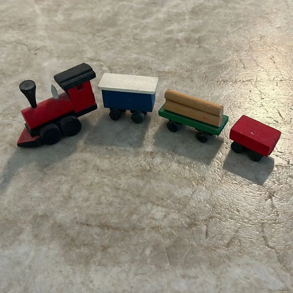 Vintage Wooden Train